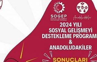 SOGEP ve Anadoludakiler programlarının sonuçları...