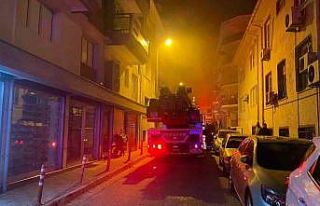 Sokağı saran yoğun duman panikletti