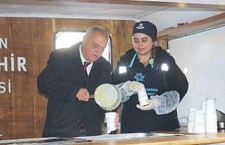 Sultanhisarlılar Büyükşehrin çorbası ile ısındı