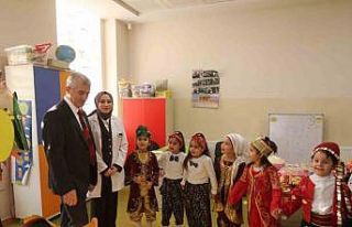 Tahmazoğlu, Yerli Malı Haftası’nda miniklerle...