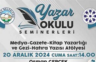 Talas’ın Yazar Okulu Seminerlerinde bu hafta Osman...