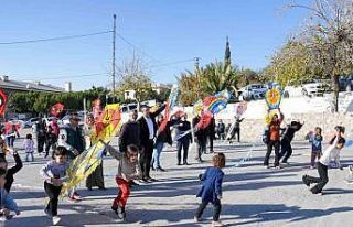 Tarsus’ta ’Uçurtma Şenliği’ renkli görüntülere...