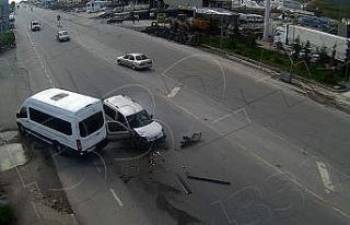 Tatvan’da KGYS kameralarına yansıyan kazalar