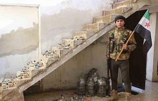 Tel Rıfat’ta terör örgütü PKK/YPG’ye ait...