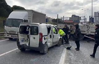 TEM otoyolu Haramidere bağlantısında 6 araçlı...