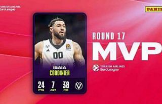 THY Euroleague’de 17. haftanın MVP’si Isaia Cordinier...