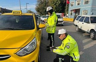 Ticari taksilere kış lastiği uygulaması