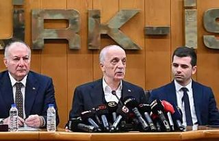 TÜRK-İŞ Başkanı Atalay: "Komisyondaki işçinin...