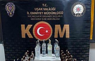 Uşak’ta yılbaşı öncesi sahte içki operasyonu