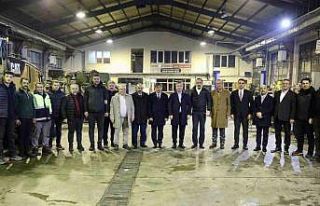 Vali Aydoğdu, Özel İdare birim amirleri ve atölye...