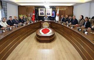 Vali Ekici başkanlığında, kadına yönelik şiddetle...