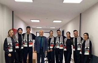 Van YYÜ öğrencilerinden Dabke gösterisi