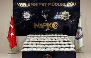Van’da 143 kilo metamfetamin maddesi ele geçirildi