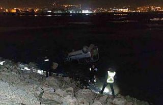 Van’da kamyonet göle uçtu: 2 yaralı