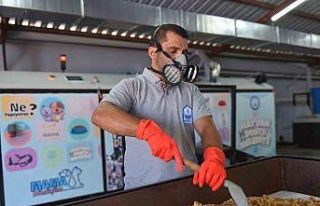 Yıldırım’da atık gıdalar mamaya dönüşüyor