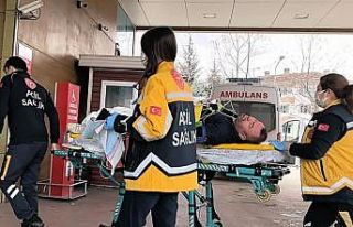 Yüksek akıma kapılan işçi ağır yaralandı