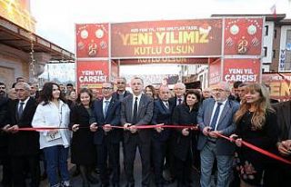 Yunusemre’de Yeni Yıl Çarşısı açıldı