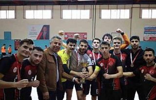 Yurt Lig voleybol ve futsal erkekler müsabakaları...