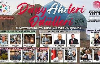 2024 yılı "Dünya Ahileri Ödülleri"...