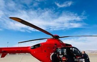 5 aylık bebek ambulans helikopterle Elazığ’a...
