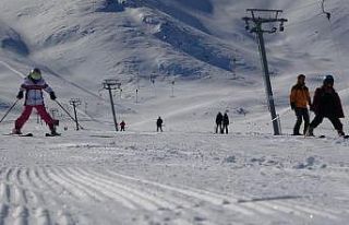 Abalı Kayak Merkezi kar yağışının az olması...