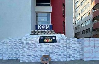 Adana’da 7 milyon 50 bin adet kaçak makaron ele...