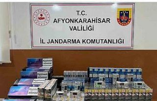 Afyonkarahisar’da kaçak elektronik ve normal sigara...