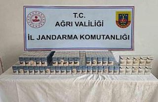 Ağrı’da bin 390 paket kaçak sigara yakalandı