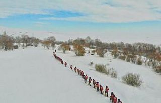 Ağrı’da yaban hayvanları için doğaya 1 ton...