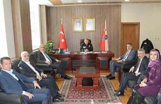 AK Parti heyetinden Müdür Uzman’a ziyaret