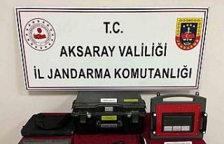 Aksaray’da define avcıları suçüstü yakalandı