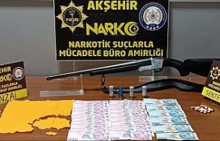Akşehir’de uyuşturucu operasyonuna 1 tutuklama