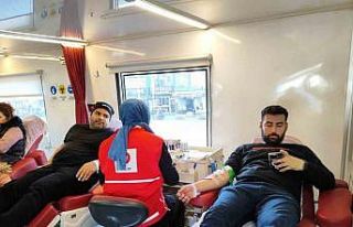 Alaca’da kan bağışına yoğun ilgi
