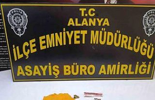 Alanya’da uyuşturucu madde ele geçirildi, 1 şüpheli...