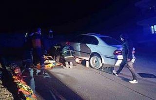 Alkollü otomobil sürücüsünün çarptığı motosikletli...