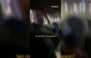 Ankara’da taksiciler Martı TAG sürücüsünü...