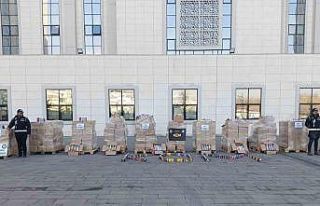 Ankara’daki kaçakçılık operasyonunda 3 tonu...