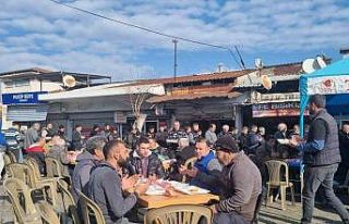 Aydın sanayi esnafı, geleneksel hayır yemeğini...