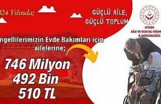 Aydın’da 1 yılda 746 milyon liralık engelli desteği...