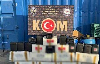 Aydın’da 220 litre etil alkol ele geçirildi