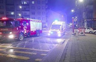 Aydınlatma direğine çarpan otomobilin sürücüsü...