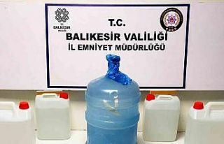 Ayvalık’ta kaçak alkol ele geçirildi