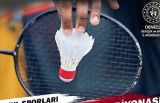 Badminton Gençler müsabakalarına Denizli ev sahipliği...