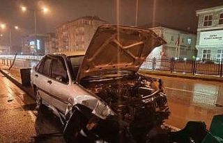 Bafra’da trafik kazası: 1 yaralı