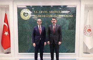 Bakan Kurum, Şişli Belediye Başkanı Şahan’ı...