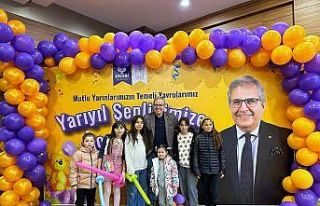 Bandırma Belediyesi’nden çocuklara coşku dolu...