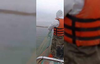 Barajdan 3 bin 800 metre uzunluğundan hayalet ağ...