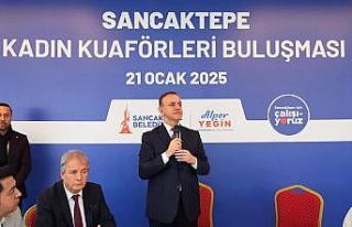 Başkan Alper Yeğin kadın kuaförleri ile kahvaltıda...