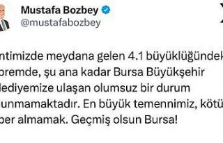 Başkan Bozbey’den deprem açıklaması...