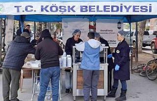 Başkan Güler’den kandilde sıcak çorba ikramı